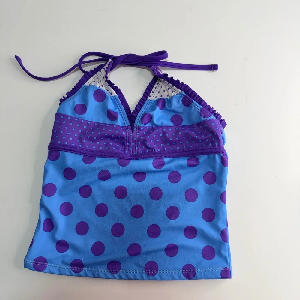 Girls Outfit 8 Justice‎ Swim Tankini Top Cat & Jack Denim Shorts Summer Bundle/4